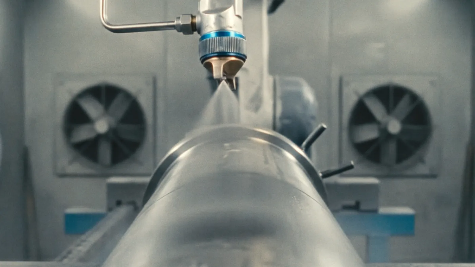 Cylinder tube on the production line