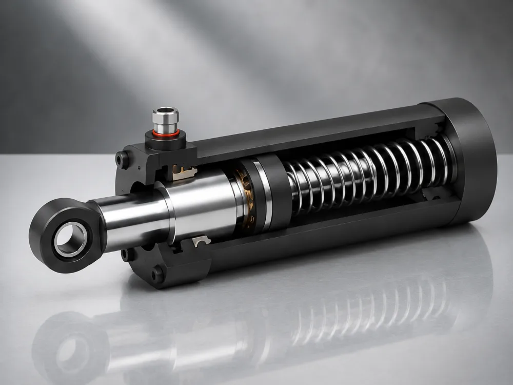 Cylinder with Spring